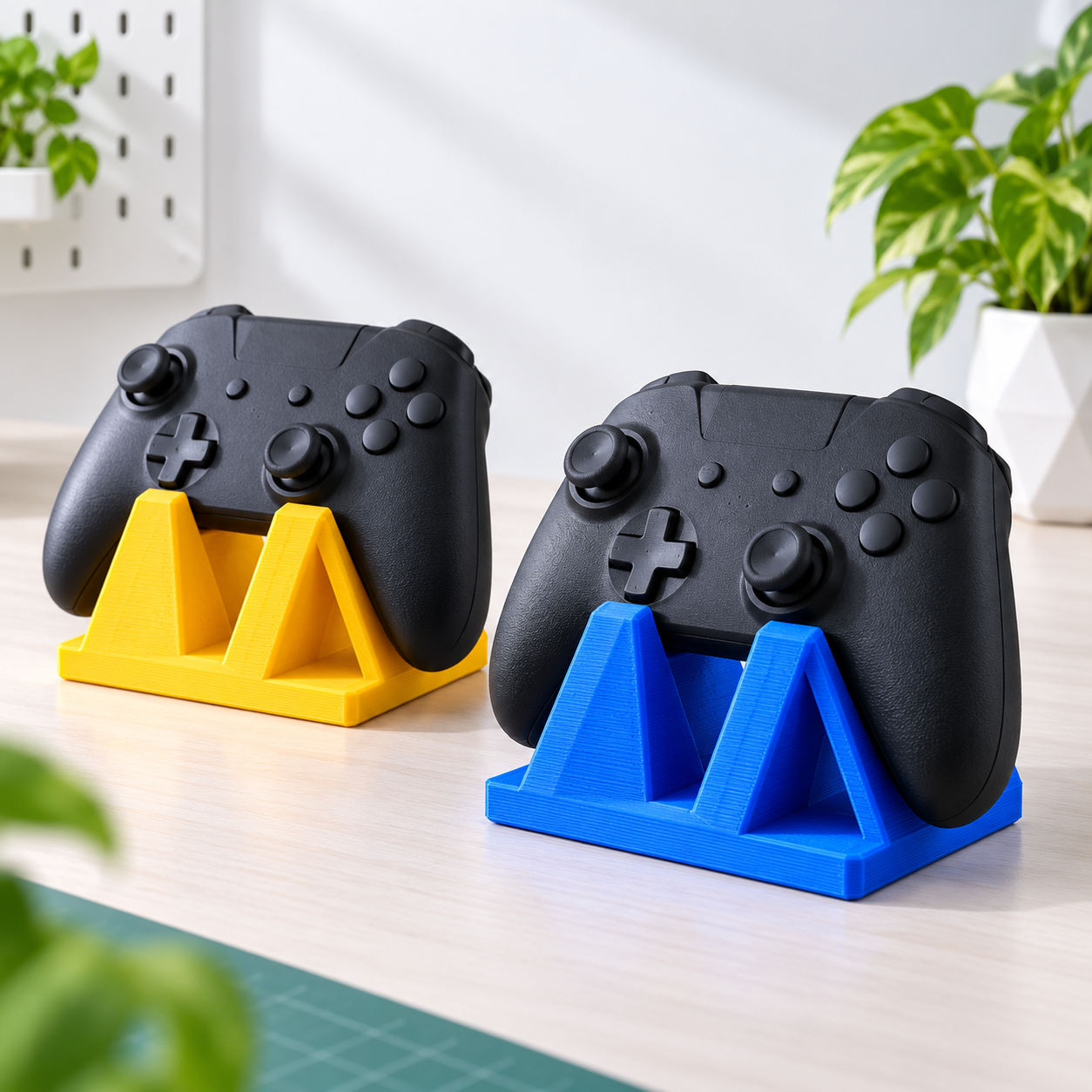Suportes para comandos gaming impressos em 3D